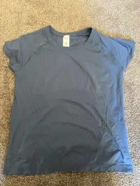 Athleta Slate Blue Short-Sleeve Active Tee